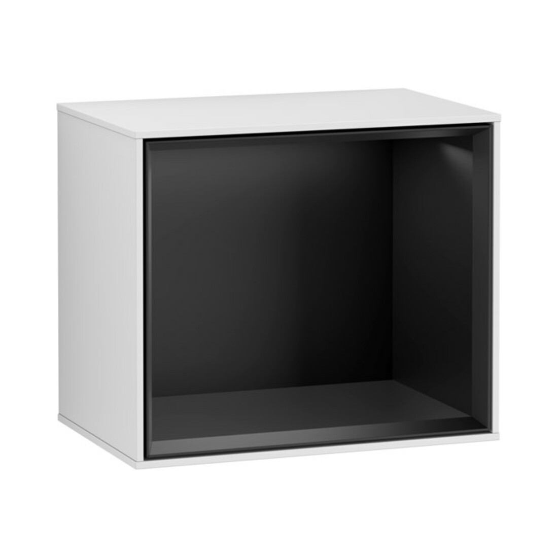 V&B Finion Module d'étagère Éclairage mural 41,8x35,6x27cm, étagère bleue m, blanc m laqué