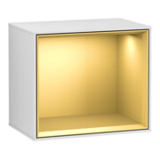 V&B Finion Module d'étagère Éclairage mural 41,8x35,6x27cm, étagère gol m, blanc m laqué