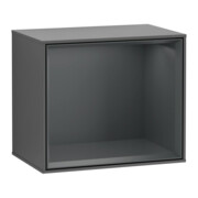 V&B Finion Module d’étagère Éclairage mural 41,8x35,6x27cm, Étagère mod. bleue, Anthracite m
