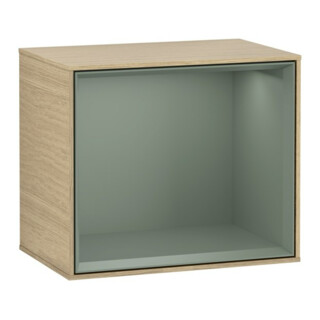 V&B Finion Module d'étagère Éclairage mural 41,8x35,6x27cm, placage chêne