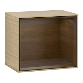 V&B Finion Module d'étagère Éclairage mural 41,8x35,6x27cm, placage chêne