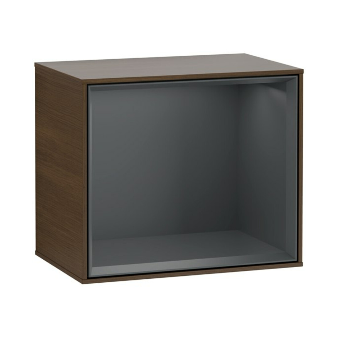 V&B Finion Module d'étagère Éclairage mural 41,8x35,6x27cm, placage noyer