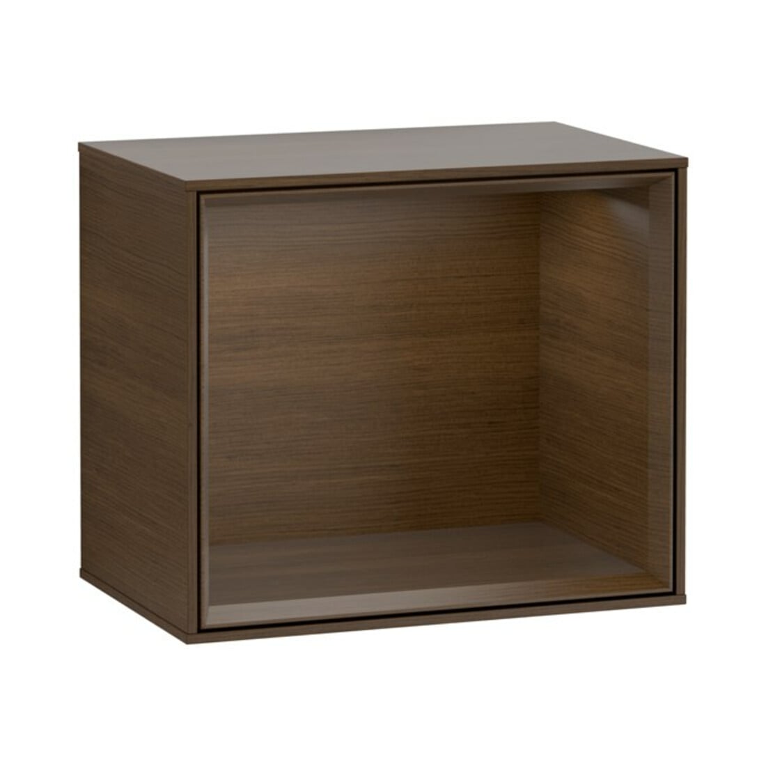 V&B Finion Module d'étagère Éclairage mural 41,8x35,6x27cm, placage noyer