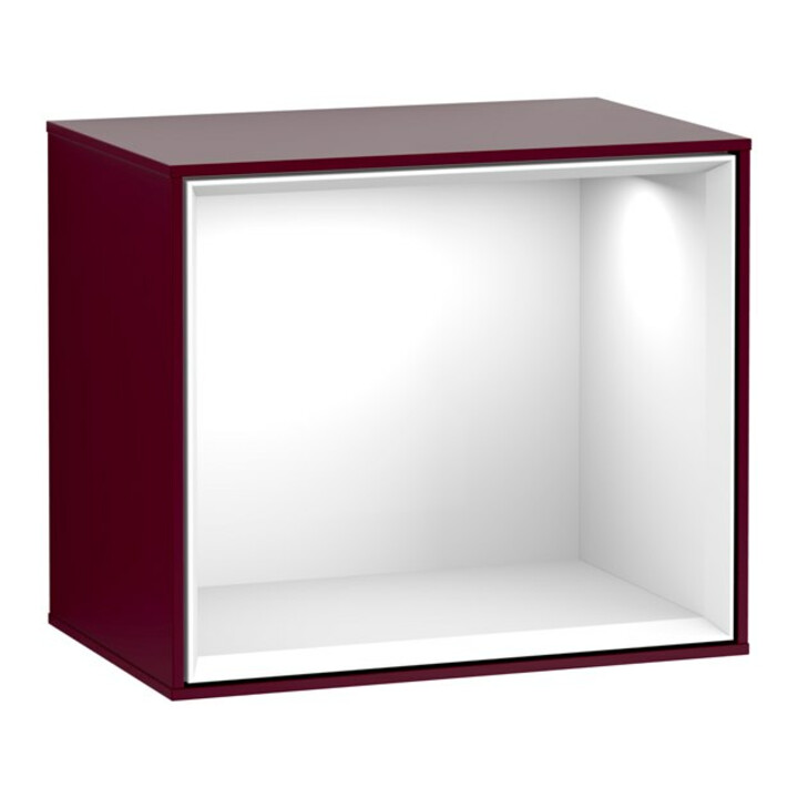 V&B Finion Module d'étagère Éclairage mural 41,8x35,6x27cm, Reg glo bl., Peony Mat