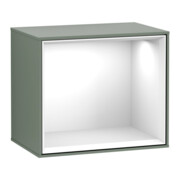 V&B Finion Module d'étagère Éclairage mural 41,8x35,6x27cm, Reg glo wh., Oli. m Lac