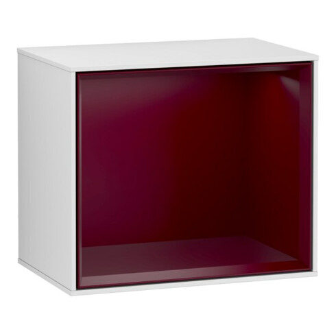V&B Finion Module d'étagère Éclairage mural 41,8x35,6x27cm, Reg Peo m, blanc laqué