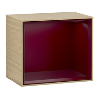 V&B Finion Module d'étagère Éclairage mural 41,8x35,6x27cm, Reg Peo Mat, Placage chêne