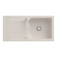 V&B Flächenbündige Spüle Linara 60 Flat m Abl.garn, Exzenter, crema CeramicPlus-1