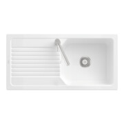 V&B Flächenbündige Spüle Linara 60 Flat m Abl.garn, Hand., we alpin CeramicPlus