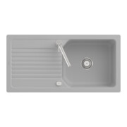 V&B Flächenbündige Spüle Linara 60 Flat Spülbecken, graphit CeramicPlus