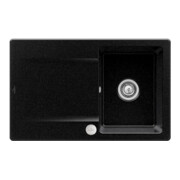 V&B Flächenbündige Spüle Siluet 45 Flat m Abl.garn, Excenterbetätigung, chromite