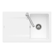 V&B Flächenbündige Spüle Siluet 45 Flat Spülbecken, snow white