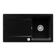 V&B Flächenbündige Spüle Siluet 50 Flat m Abl.garn, Excenterbetätigung, chromite