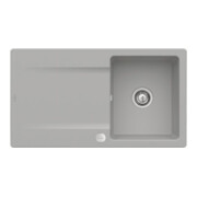 V&B Flächenbündige Spüle Siluet 50 Flat m Abl.garn, Excenterbetätigung, fossil