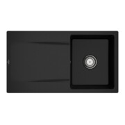 V&B Flächenbündige Spüle Siluet 50 Flat m Abl.garn, Handbetätigung, chromite