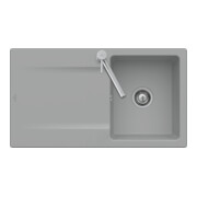 V&B Flächenbündige Spüle Siluet 50 Flat Spülbecken, pure black
