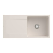 V&B Flächenbündige Spüle Siluet 60 Flat m Abl.garn, Hand., crema CeramicPlus