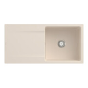 V&B Flächenbündige Spüle Siluet 60 Flat m Abl.garn, Hand., ivory CeramicPlus