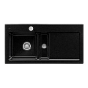 V&B Flächenbündige Spüle Subway 60 Flat li, m Abl.garn, Exzenter, chromite