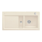 V&B Flächenbündige Spüle Subway 60 Flat re, m Abl.garn, Exzenter, ivory