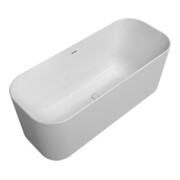 V&B Freistehwanne Finion Ausstatt. st. wh. 170x70cm, PtoVtl., Überlauf, stone white