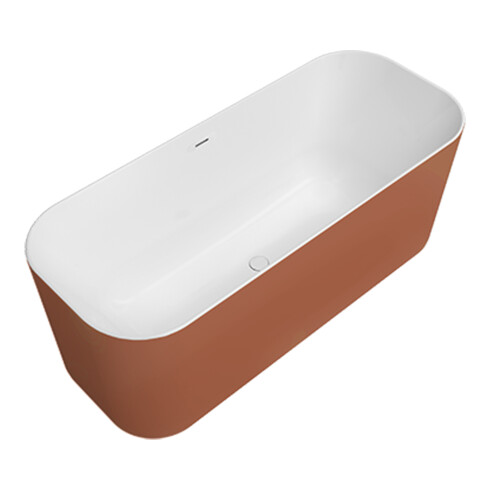 V&B Freistehwanne Finion st white-Col. on D 170x70cm, PtoVtl., Überlauf, stone white