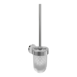 V&B Garniture brosse WC Elements Tender 94x353x118mm, verre satiné, avec brosse, bleu marine