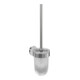 V&B Garniture brosse WC Elements Tender 94x353x118mm, verre satiné, avec brosse, bleu marine-1