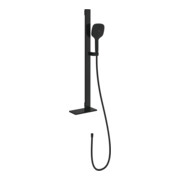 V&B Garniture de douche Infinity Showers 230x110x900mm, angulaire, noir mat