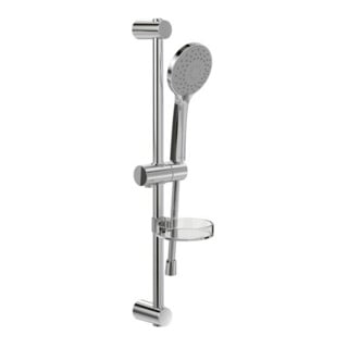 V&B Garniture de douche Universal Showers 3 jets, montage mural, chrome