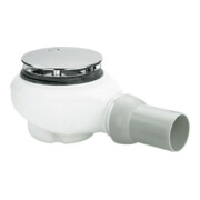 V&B Garniture de vidage/débordement chromée, pour receveurs de douche, 51 l/min
