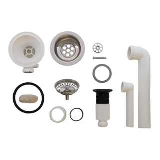V&B Garniture de vidage Profi 300x300mm, avec commande manuelle