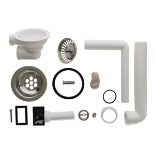 V&B Garniture de vidage Profi 90x95mm, avec commande manuelle