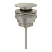 V&B Garniture de vidage Push Open universelle, nickel brossé mat
