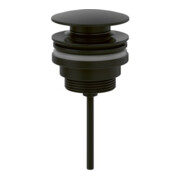 V&B Garniture de vidage Push Open universelle, noir mat