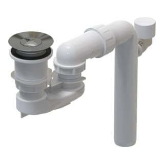 V&B Garniture de vidage ViFlow stone white, sans trop-plein