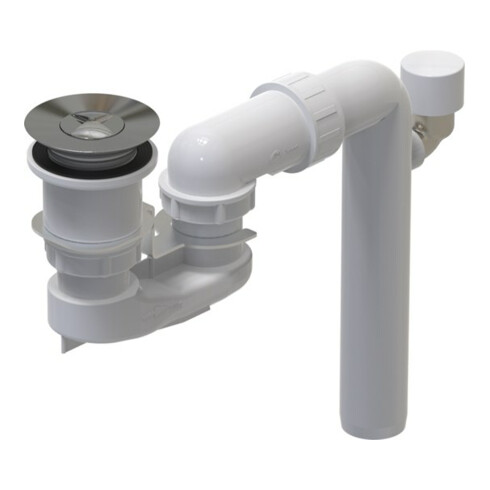 V&B Garniture de vidage ViFlow stone white, sans trop-plein