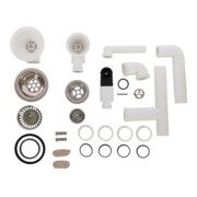 V&B Garniture de vidange 50x300mm en acier inoxydable chromé