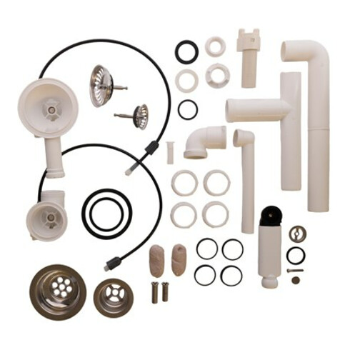 V&B Garniture d'évacuation Profi 350x290mm, avec siphon, sans cache d'étanchéité
