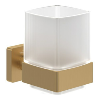 V&B Glashalter Elements Striking 99x100x123mm, Gl. sat., brushed gold