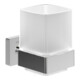 V&B Glashalter Elements Striking 99x100x123mm, Glas satiniert, chrom-1