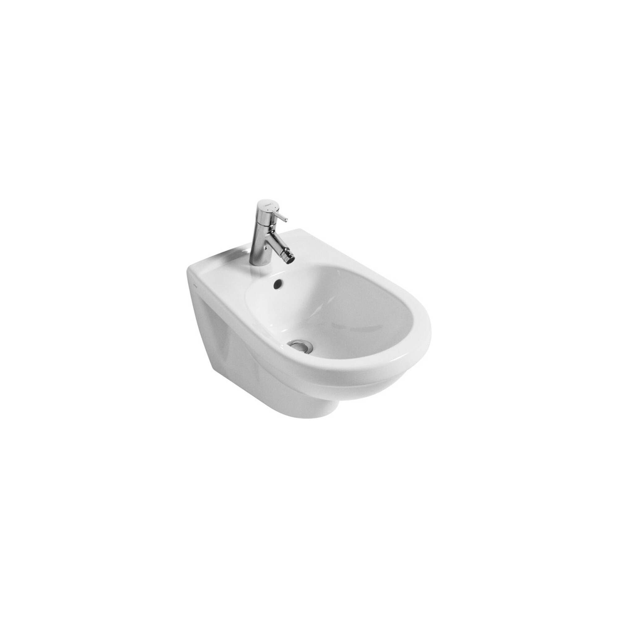V&B Gustavsberg Wand-Bidet Saval 2.0 weiß, mit Hahnloch und Überlauf ; Villeroy & Boch