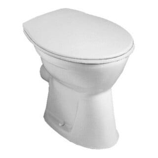 V&B Gustavsberg WC à poser chasse plate Saval 2.0 blanc, sortie horizontale