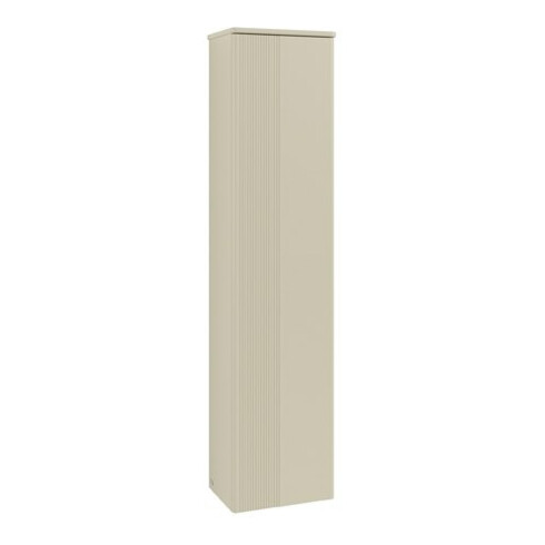 V&B H-S avec structure avant, butée droite Antao 41,4x172x28,7cm, laque WBP, si Gr m Lac