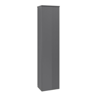 V&B H-S mit Frontstruktur, Anschlag li Antao 41,4x172x28,7cm, WBP Lac, Anthrac. m Lac