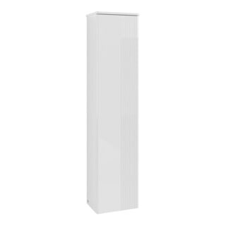 V&B H-S mit Frontstruktur, Anschlag li Antao 41,4x172x28,7cm, WBP Lac, glo wh. Lac