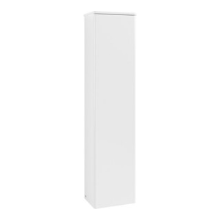 V&B H-S sans structure frontale, butée droite Antao 41,4x172x28,7cm, WBP Lac, blanc m Lac