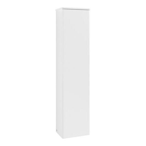 V&B H-S sans structure frontale, butée gauche Antao 41,4x172x28,7cm, WBP Laqué, blanc m Laqué