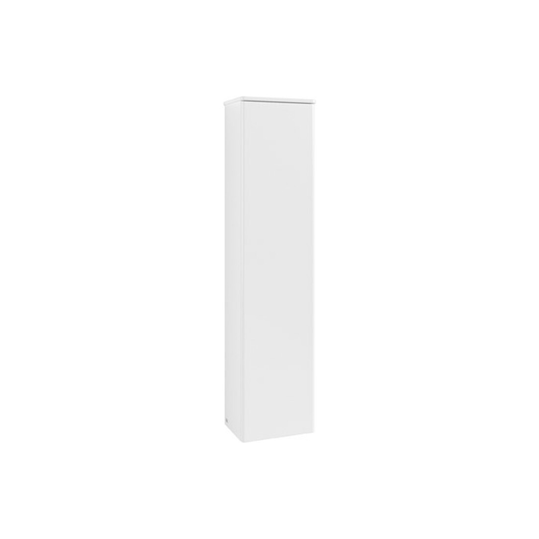 V&B H-S sans structure frontale, butée gauche Antao 41,4x172x28,7cm, WBP Laqué, blanc m Laqué
