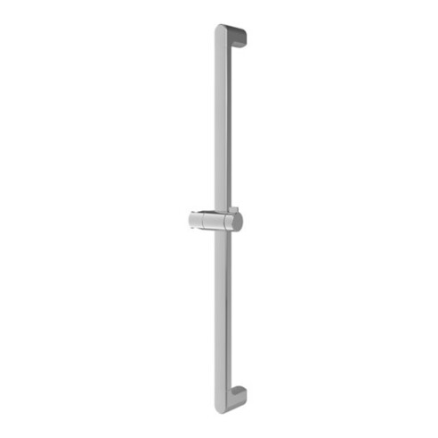 V&B Haltegriff Vicare Design 80cm, Alu verchromt, vert mit Brausehalter